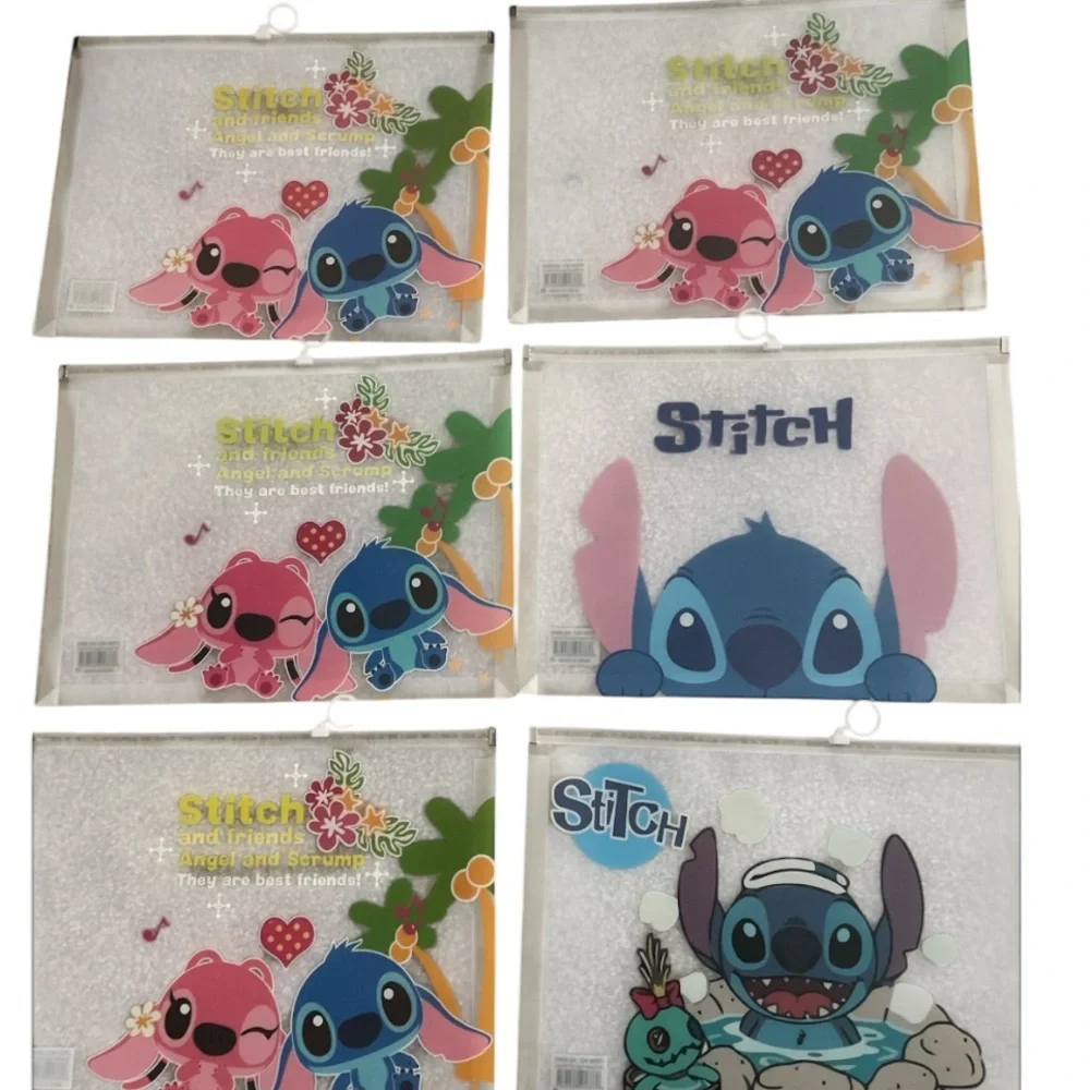 Stitch and Friends Clear File Set